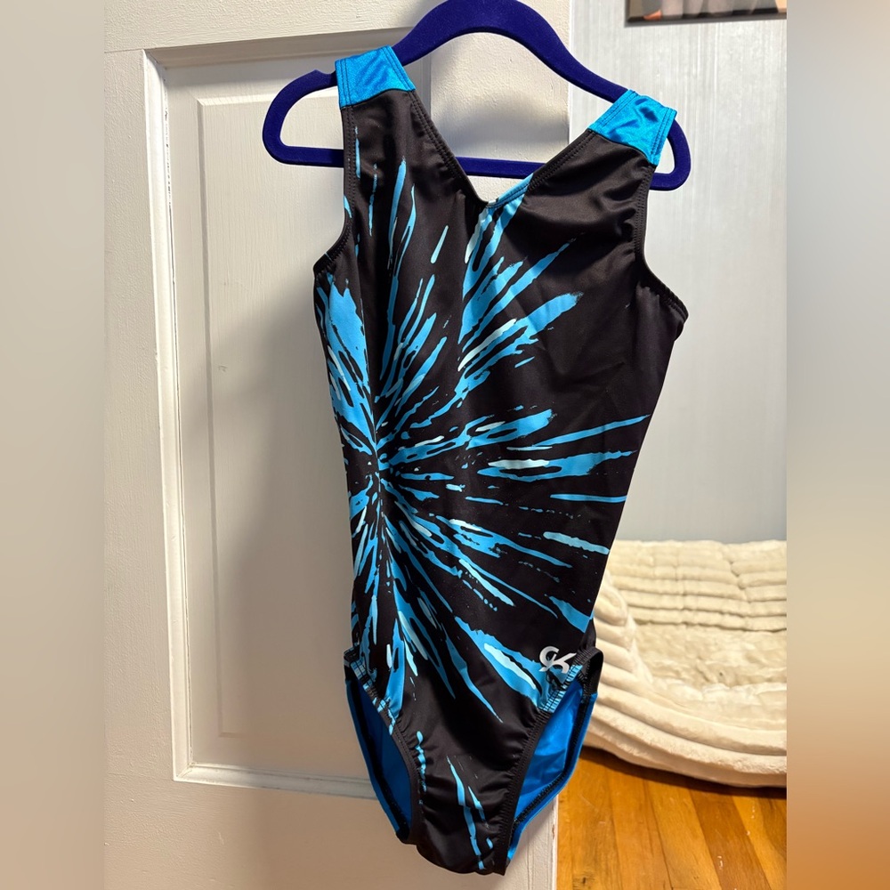 GK leotard AXS ,blue and black